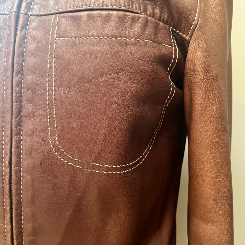 Vintage Danier Leather Jacket, Size Small Petite - Picture 4 of 9